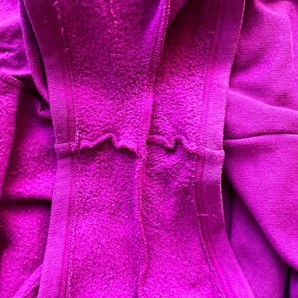 Victorias Secret Pink Fleece Purple Cotton Blend Shorts Embroidered Logo Size XL - Picture 7 of 10